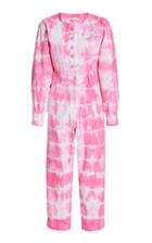 Moda Operandi Loveshackfancy Paca Tie-dyed Denim Jumpsuit