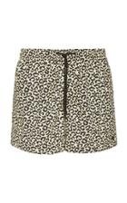 Solid & Striped The Classic Leopard Print Swim Shorts