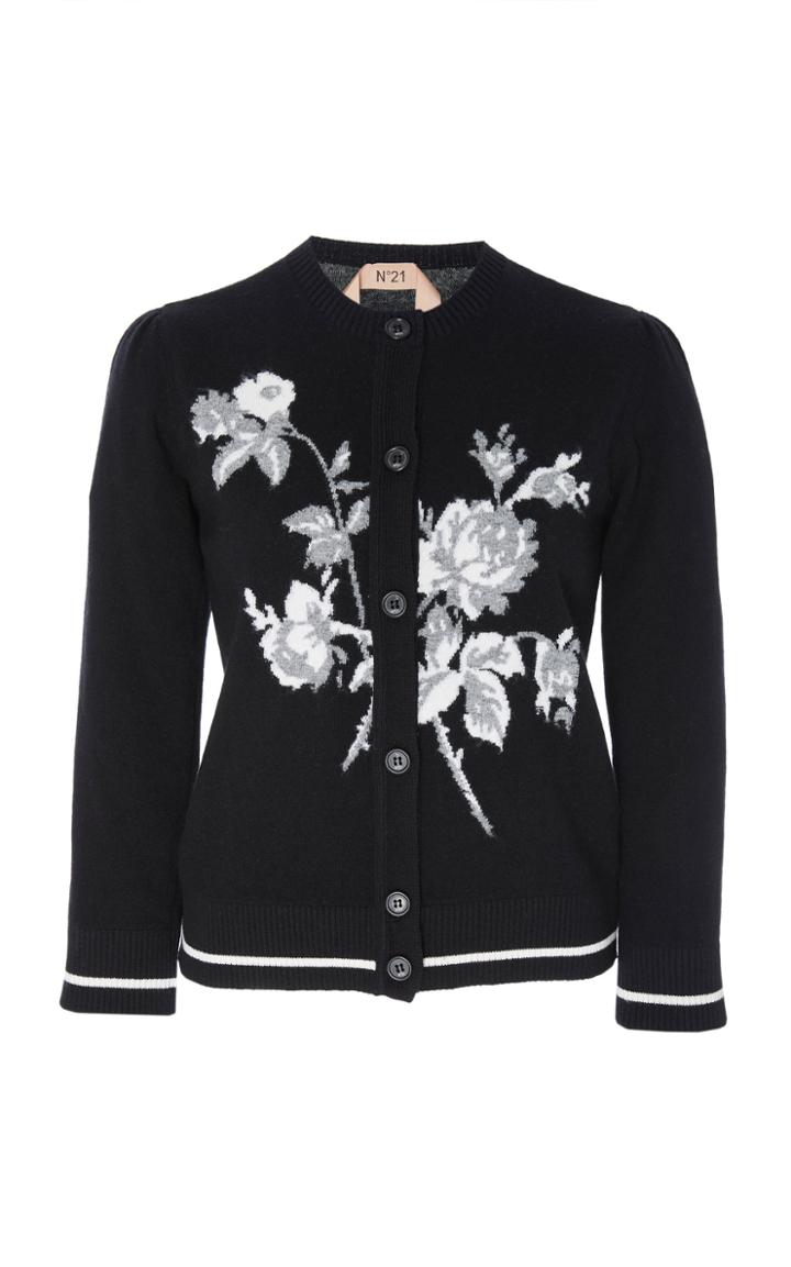 N21 Clarissa Wool Embroidered Cardigan