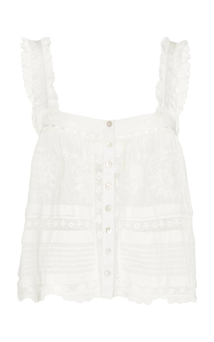 Loveshackfancy Sully Cotton Tank Top