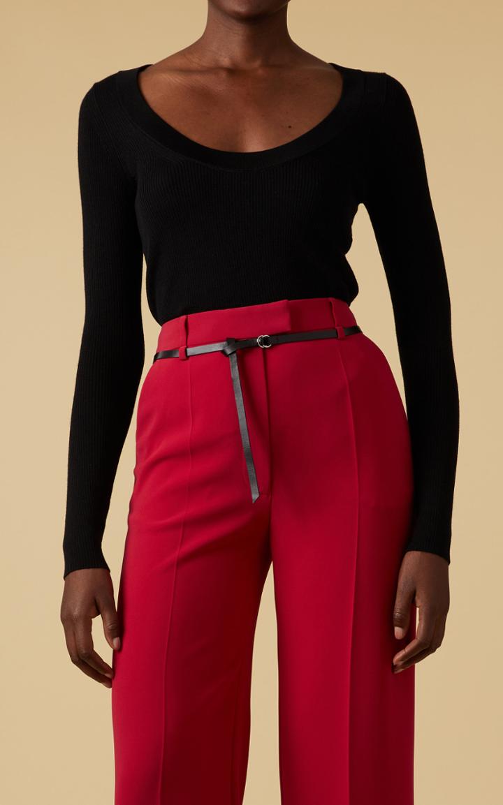 Moda Operandi Altuzarra Emery Scoop Neck Wool-silk Sweater