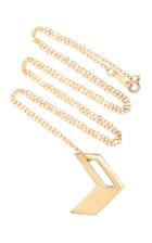 Two Of Most Chevron 14k Gold Necklace
