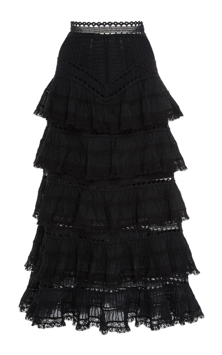 Zimmermann Juniper Pintuck Skirt