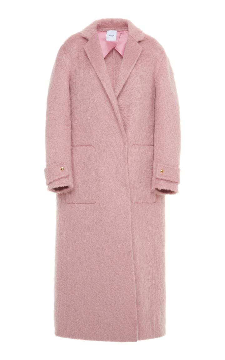 Agnona Double Face Mohair Straight Coat