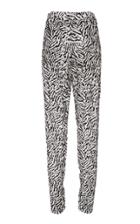 Dundas Zebra Flocked Lace Pants