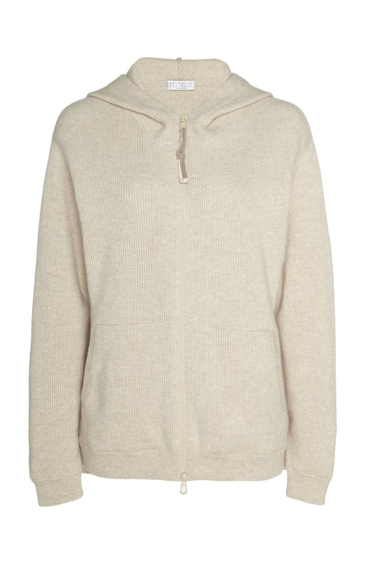 Brunello Cucinelli Zip Cashmere Hoodie