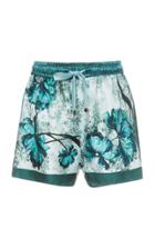Moda Operandi For Restless Sleepers Glauco Floral-print Silk Shorts Size: Xs