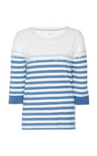Current/elliott Poolbay Striped Cotton Top