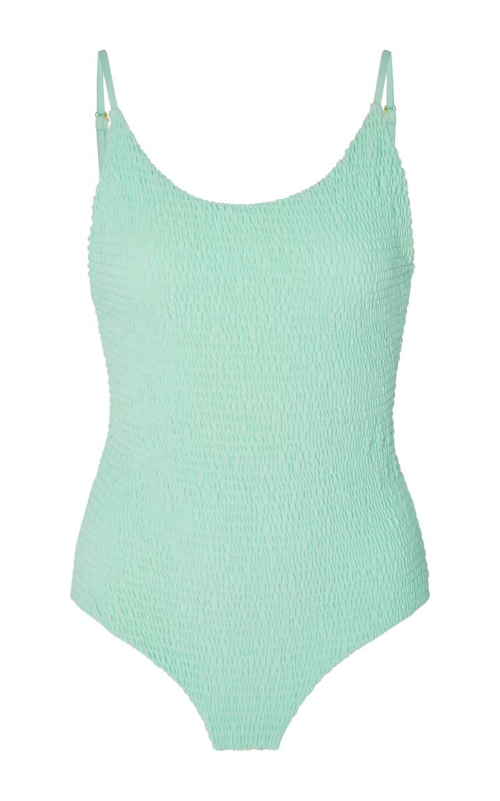 Tori Praver Honolua Smocked Swimsuit