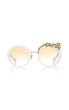 Anna-karin Karlsson Rose Et La Roue Crystal Sunglasses