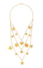 Moda Operandi Gaya 18k Yellow Gold Lucky Necklace