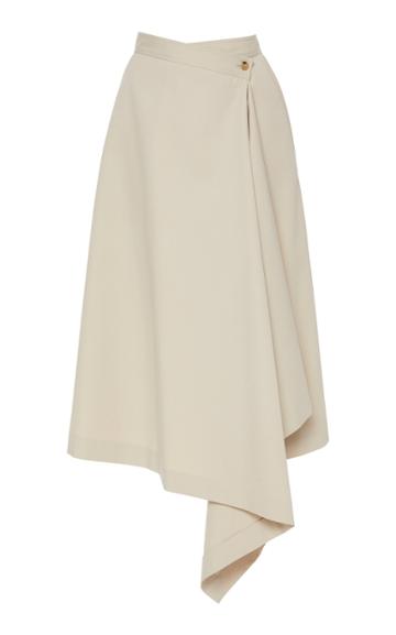 Deveaux Asymmetric Wrap Skirt