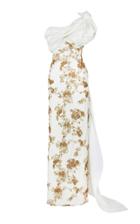 Maison Yeya Nevine One Shoulder Embellished Gown