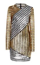 Michael Kors Collection Crewneck Long Sleeve Dress