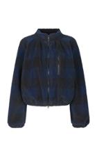 Moda Operandi Stine Goya Bessie Gingham Fleece Jacket
