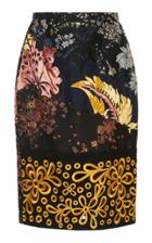 Biyan Nightingale Patchwork Pencil Skirt
