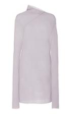 Moda Operandi Rosetta Getty Long Sleeve Drape Neck Sweater Size: 0