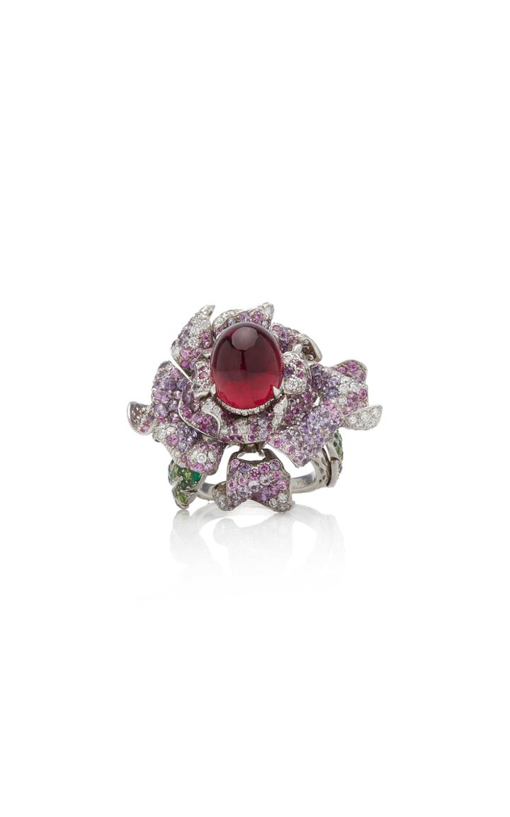 Moda Operandi Anna Hu One Of A Kind Lady Peony Tourmaline Ring