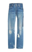 B Sides M'o Exclusive Mid-rise Reverse Straight-leg Jeans