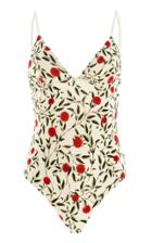 Moda Operandi Agua By Agua Bendita Azafran Hedera-print One-piece Swimsuit