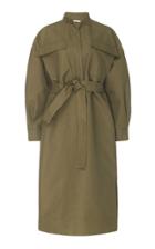 Co Twill Chest Pocket Cotton Shirt Dress