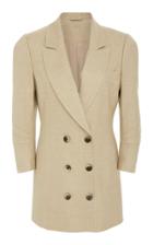 Zeynep Aray Double Breasted Wool Blazer