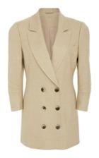 Zeynep Aray Double Breasted Wool Blazer