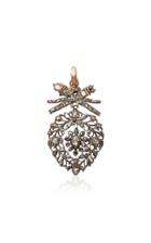 Sylva & Cie 14k Rose Gold Sterling Silver And Diamond Pendant
