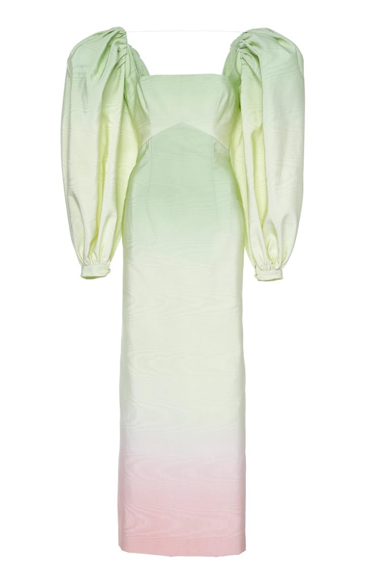 Sandra Mansour Citron Givr Degrad Moir Gown