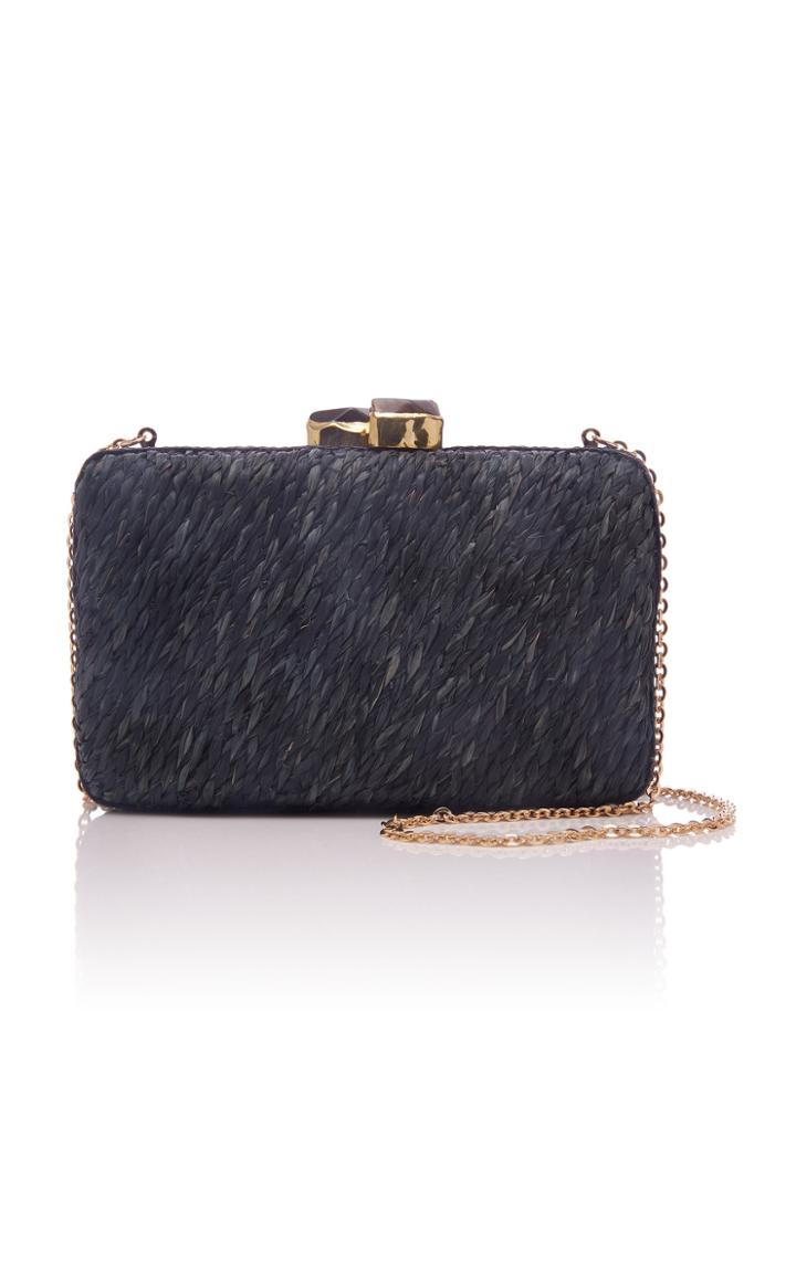 Kayu Grae Straw Clutch