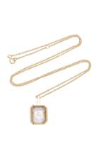 Mateo M'onogram Rose De France Initial Necklace