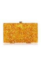 Moda Operandi Marzook Gold Leaf Resin Box Clutch