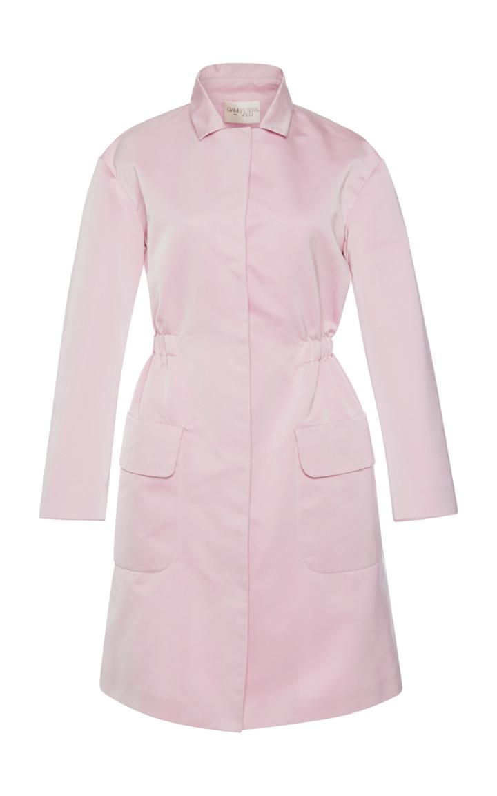 Giambattista Valli Knee Length Taffeta Coat