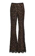 Michael Kors Collection Floral Lace-embroidered Flared Pants