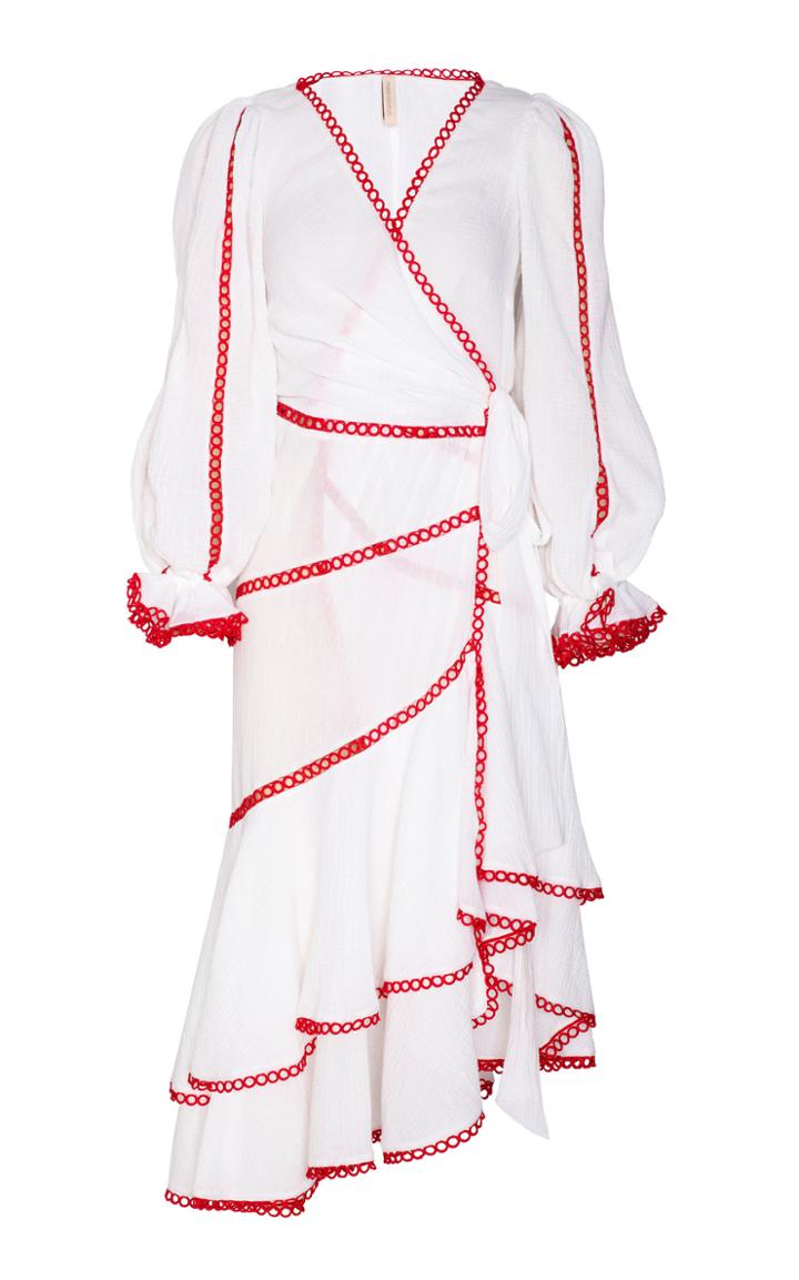 Maria Lucia Hohan Joanna Cotton Voile Wrap Dress
