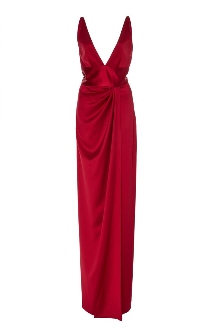 Naeem Khan Maxi Silk Gown