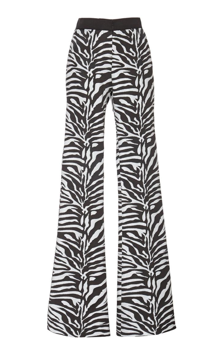 Prabal Gurung Printed Bootcut Trousers