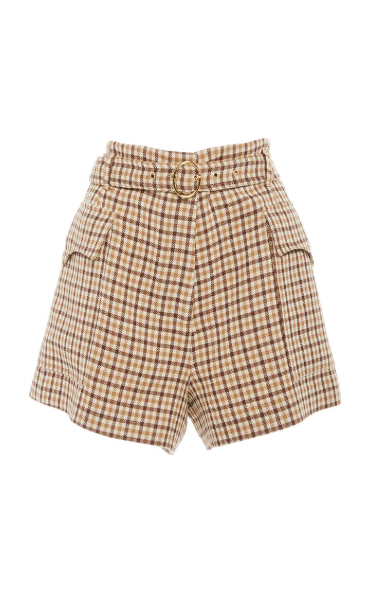 Nanushka Lucas Wool Mini Shorts