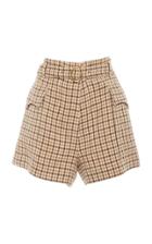 Nanushka Lucas Wool Mini Shorts