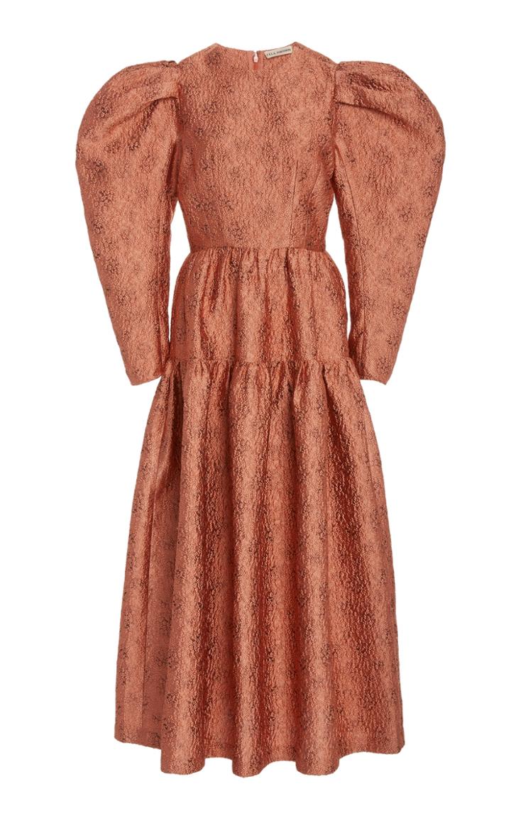 Moda Operandi Ulla Johnson Angeline Puffed-sleeve Cloque Dress