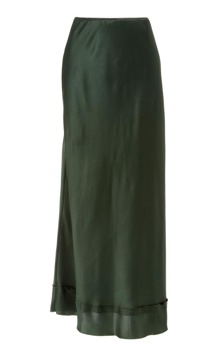 Lee Mathews Stella Silk Midi Skirt
