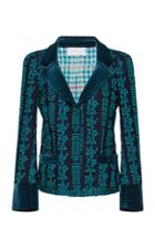 Luisa Beccaria Macrame Fitted Jacket