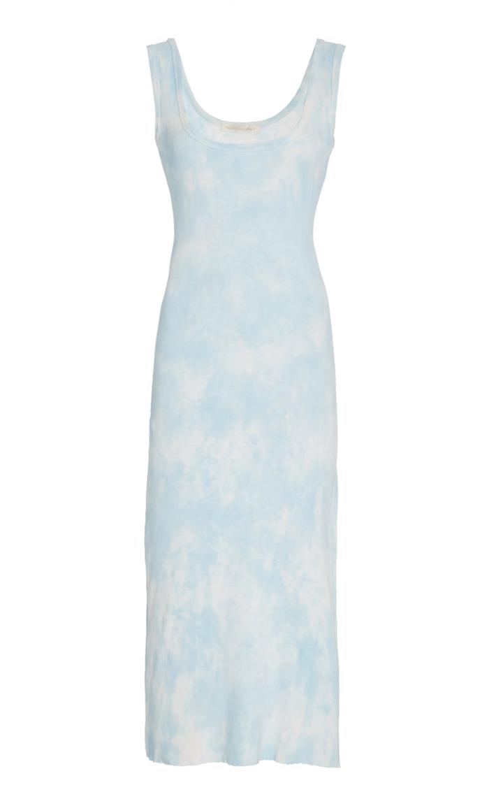 Moda Operandi Loveshackfancy Citra Ribbed Cotton Midi Dress