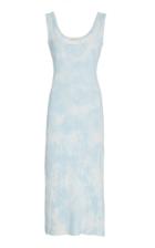 Moda Operandi Loveshackfancy Citra Ribbed Cotton Midi Dress