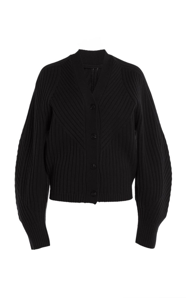 Moda Operandi Low Classic Ribbed Knit Cardigan