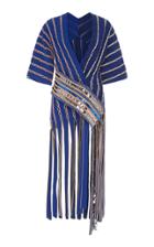Peter Pilotto Fringe Jacquard Knit Cape Top