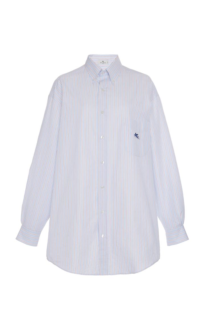 Moda Operandi Etro Striped Cotton Oversized Shirt