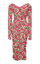 Dolce & Gabbana Printed Wrap Dress