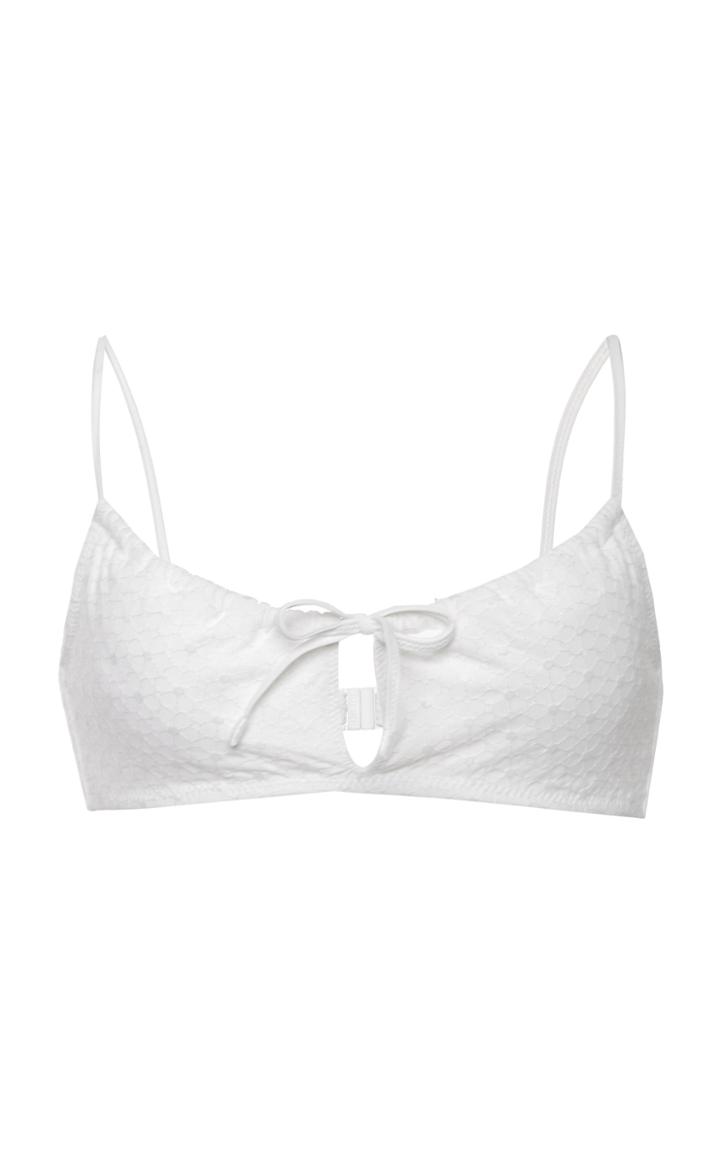 Kisuii Gia Eyelet Keyhole Top