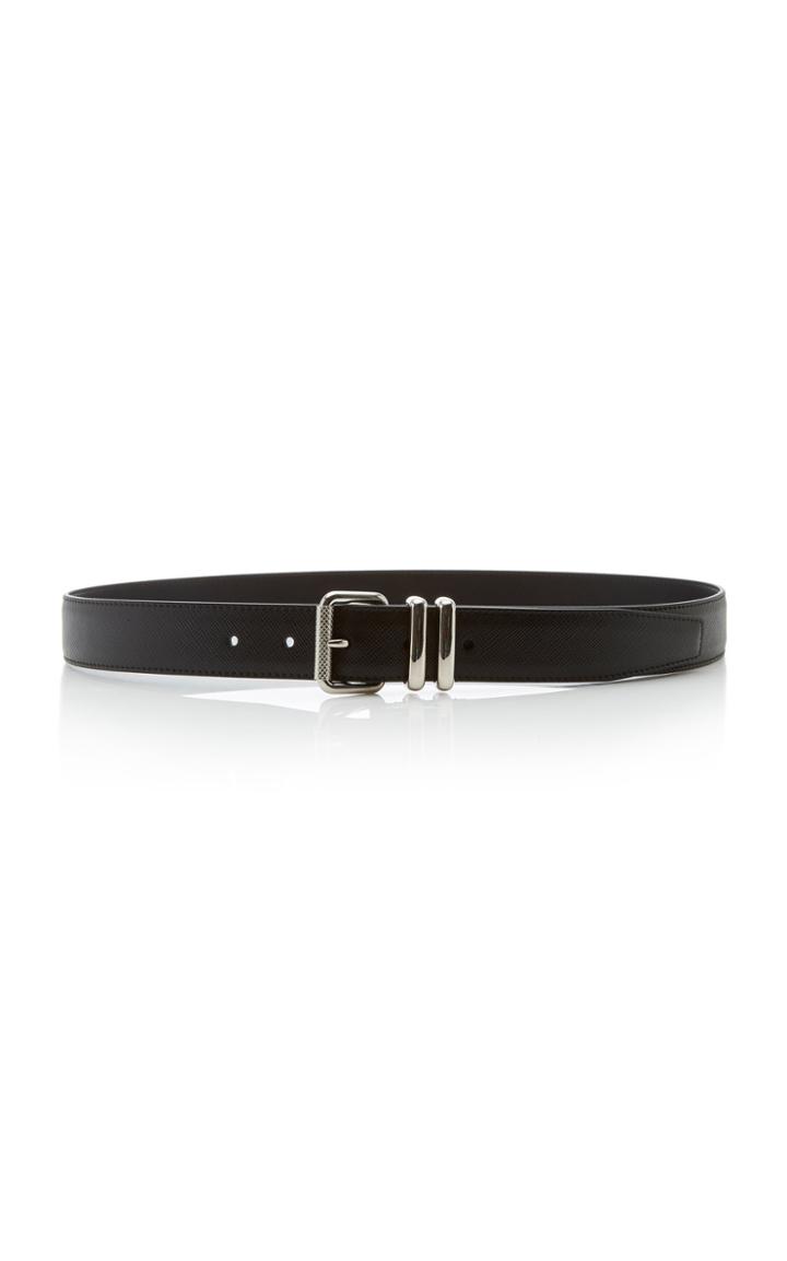 Prada Textured-leather Belt